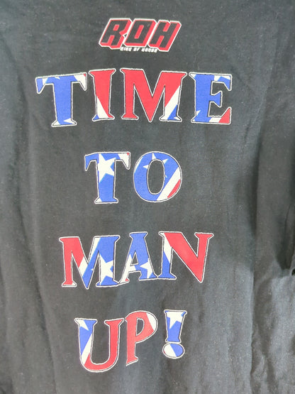 ROH Briscoe Brothers "TIME TO MAN UP!" T-shirt