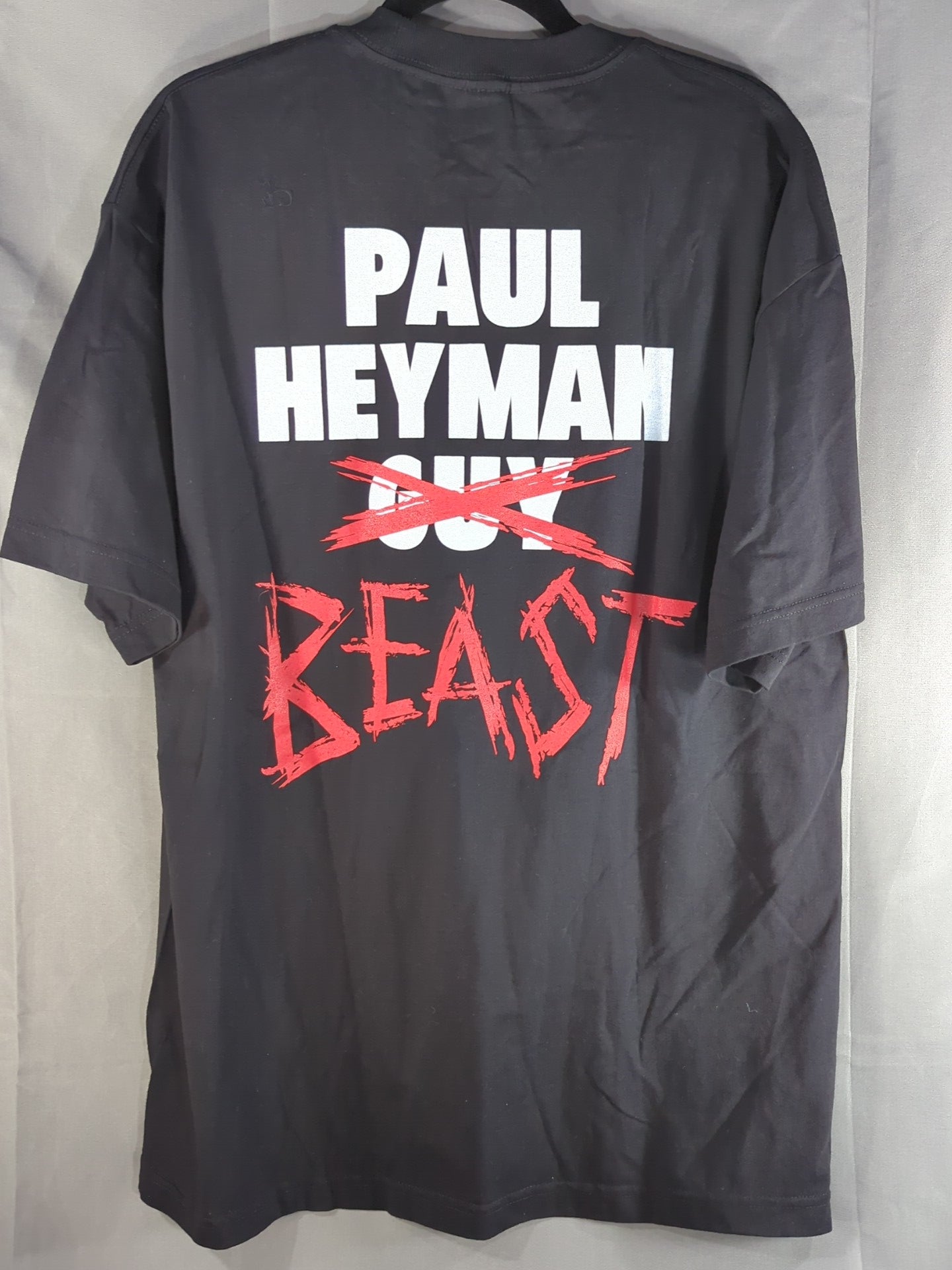 ブロック・レスナー＆ポール・ヘイマン「EAT SLEEP CONQUER JOHN CENA」Tシャツ(WWE(2011) /ブラック)