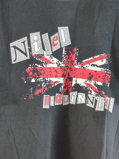 ROH ナイジェル・マッギネス「British by Blood Wrestler By Nature」Tシャツ(ブラック)