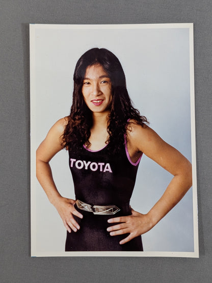 豊田真奈美 プリントサイン(ブロマイド貼付・生写真付)