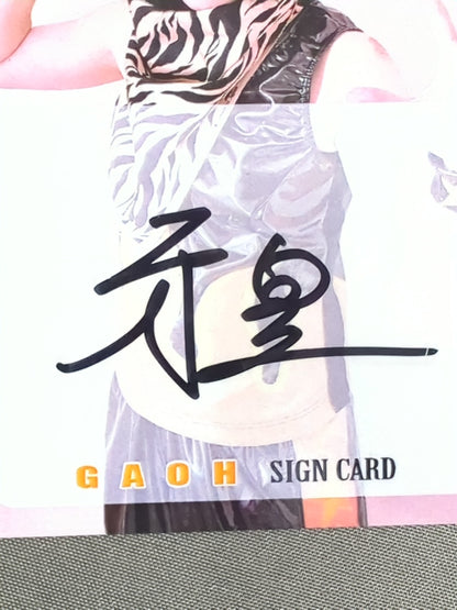 2019 STARDOM COLLECTION CARD Reio Onozaki Official Autographed Card(210)