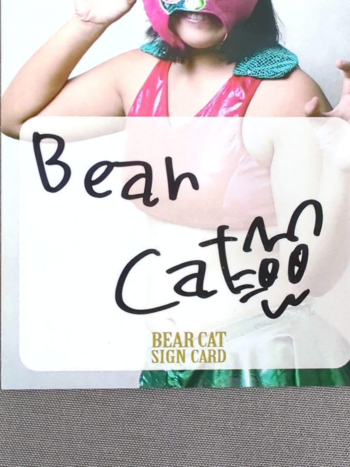 2018 STARDOM COLLECTION CARD Ruaka (Bear Cat) Official Autographed Card(43)