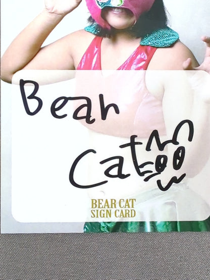 2018 STARDOM COLLECTION CARD Ruaka (Bear Cat) Official Autographed Card(43)
