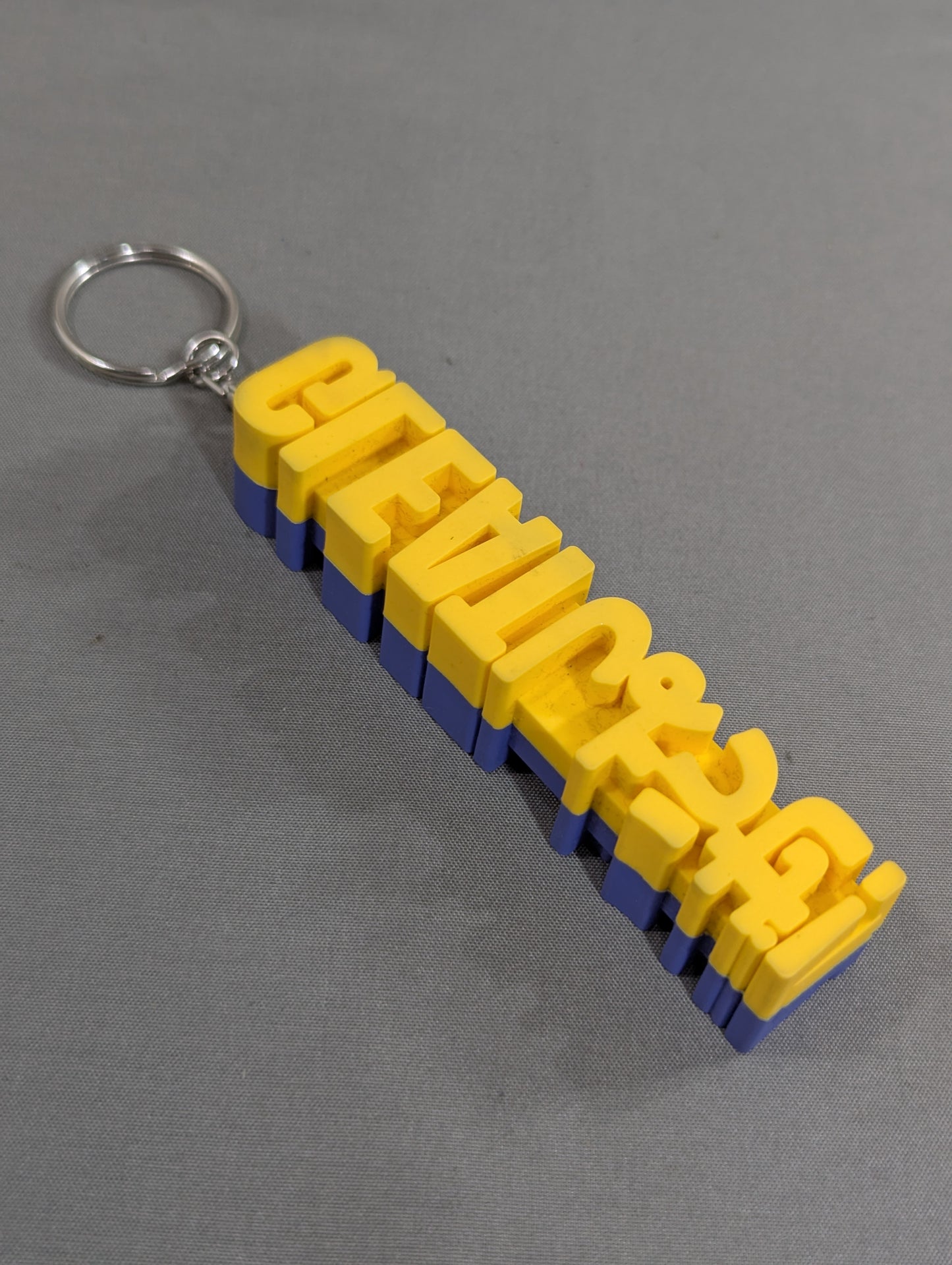 GLEAT  "Let's GLEAT !" 3D Rubber Keychain