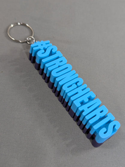 #STRONGHEARTS 3D Rubber Keychain