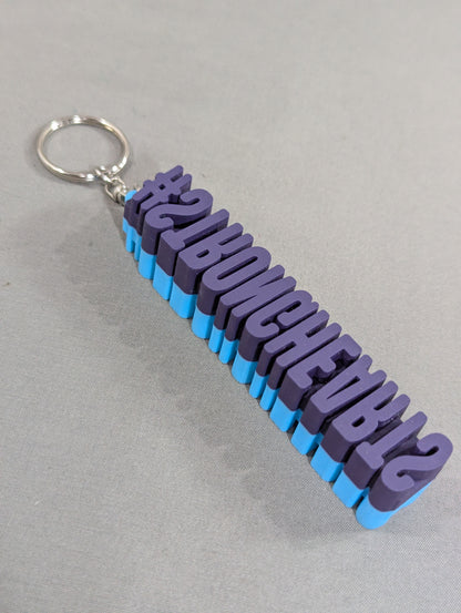 #STRONGHEARTS 3D Rubber Keychain