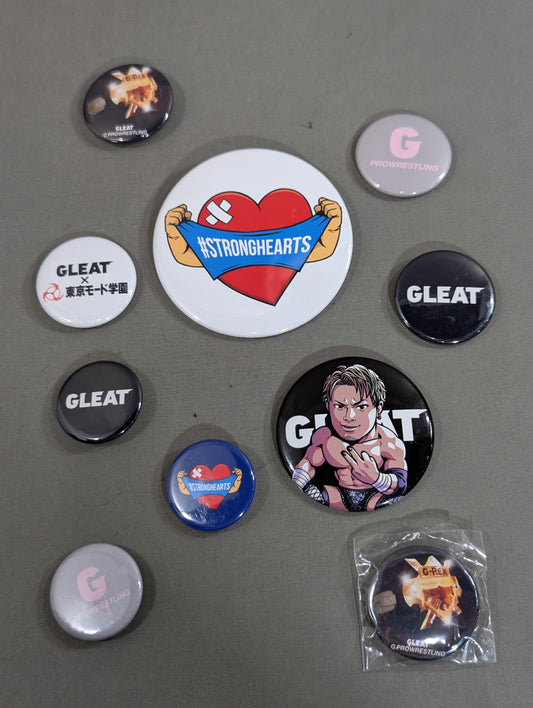 GLEAT 缶バッジセット