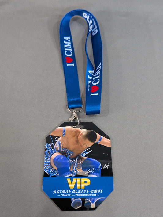 CIMA デビュー29周年凱旋記念大会 VIP パスカード