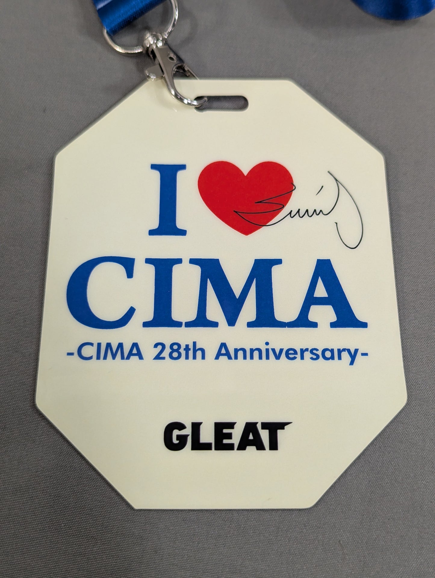 CIMA デビュー29周年凱旋記念大会 VIP パスカード