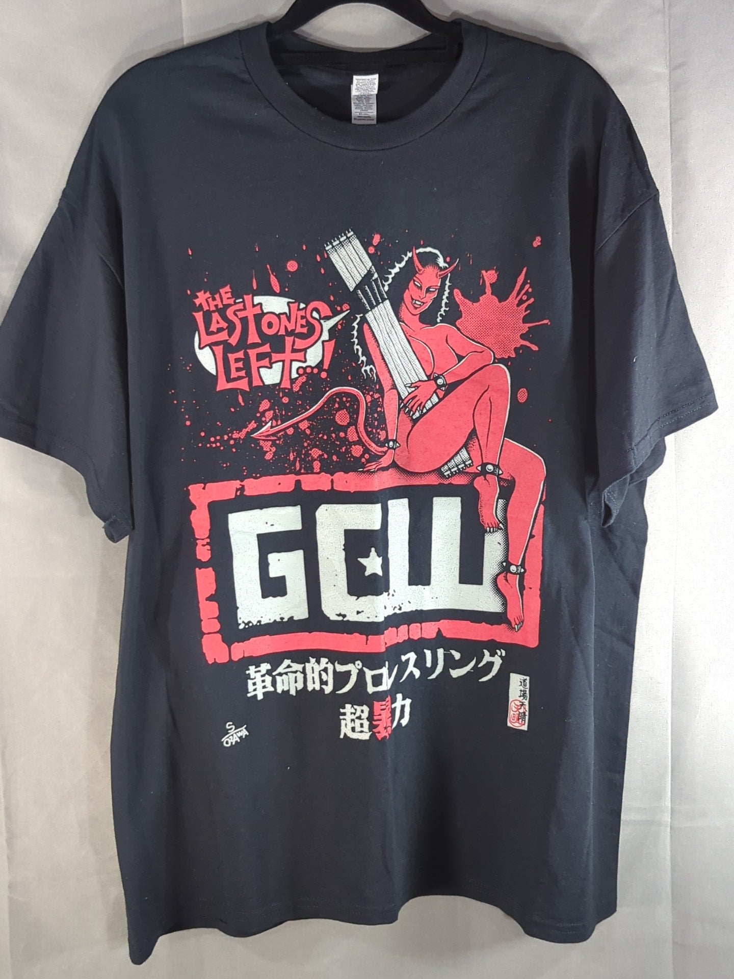 GCW "Revolutionary Pro-wrestling  Ultra Violence" Illustration T-Shirt (Black)