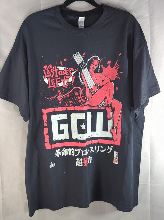 GCW "Revolutionary Pro-wrestling  Ultra Violence" Illustration T-Shirt (Black)