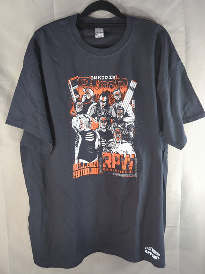 RPW「INKED IN BLOOD」イラストTシャツ(ブラック)