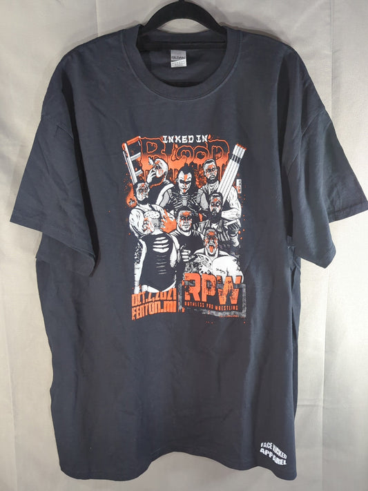 RPW "INKED IN BLOOD" Illustration T-Shirt (Black)