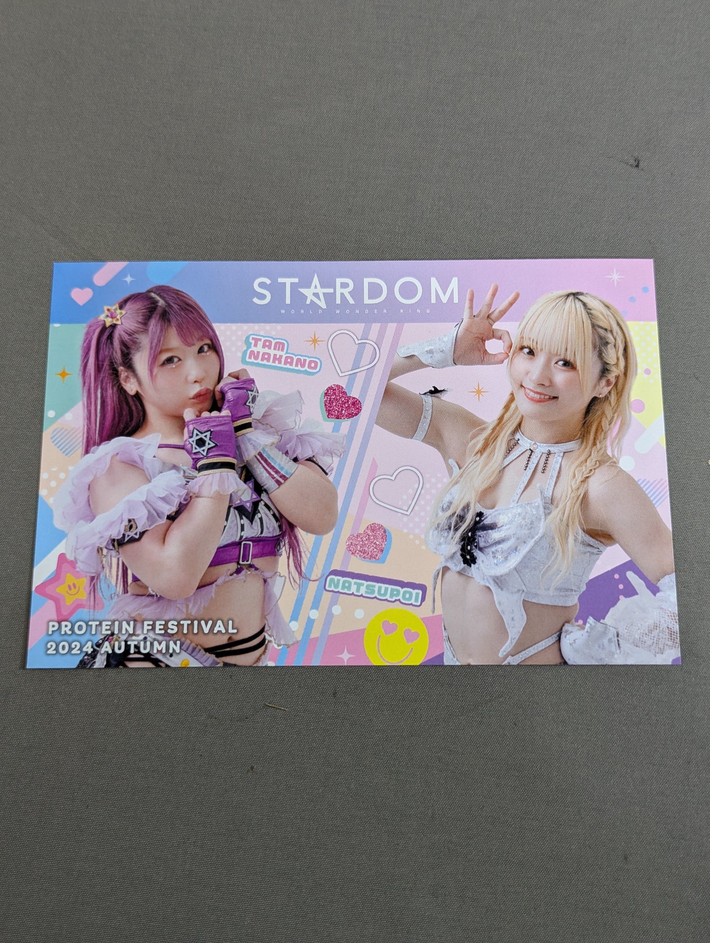 Tam Nakano  & NATSUPOI  "Autumn Protein Festival" 2024" Postcard