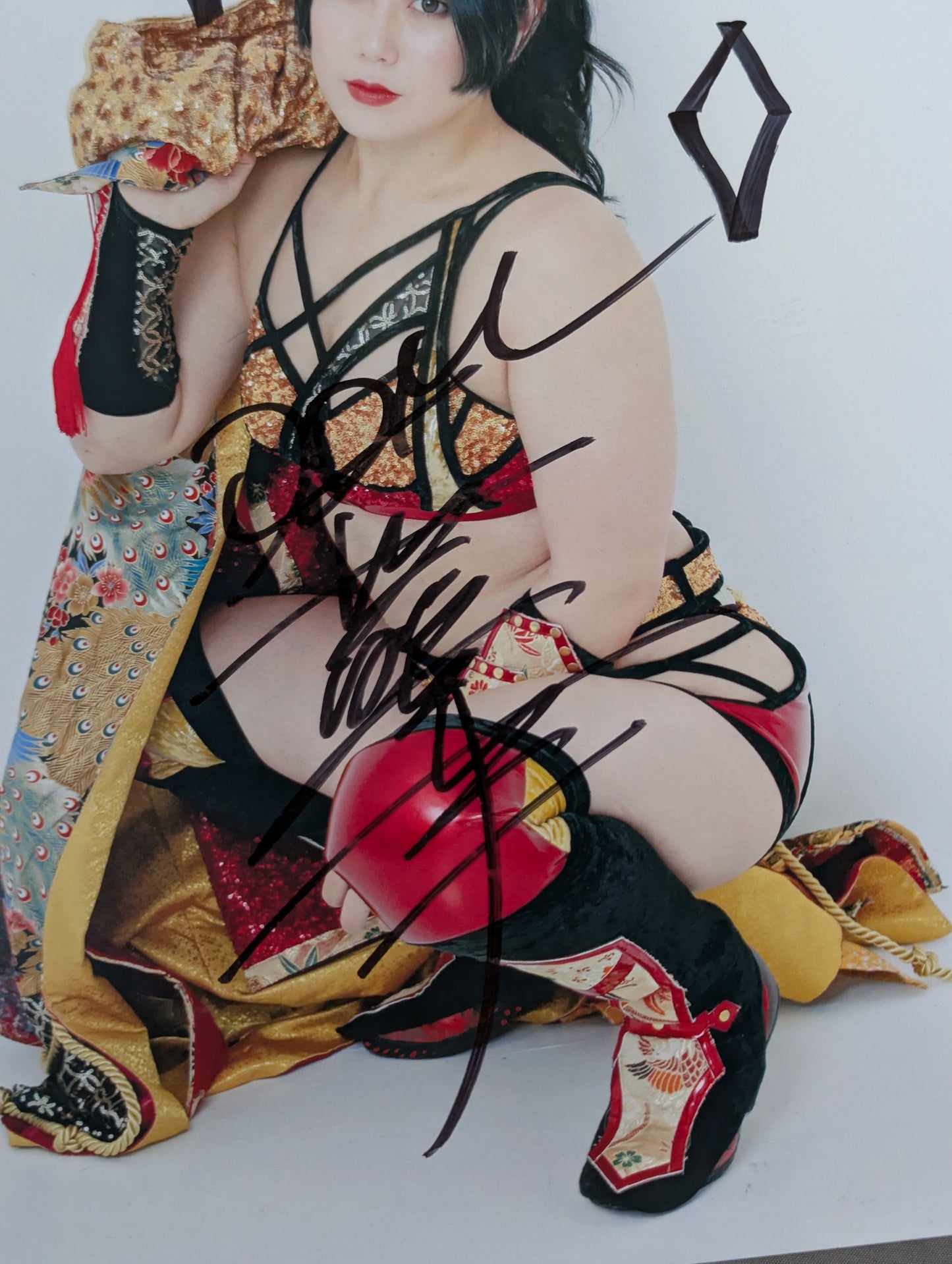 舞華 直筆サイン入り スターダムポートレート(T-2)