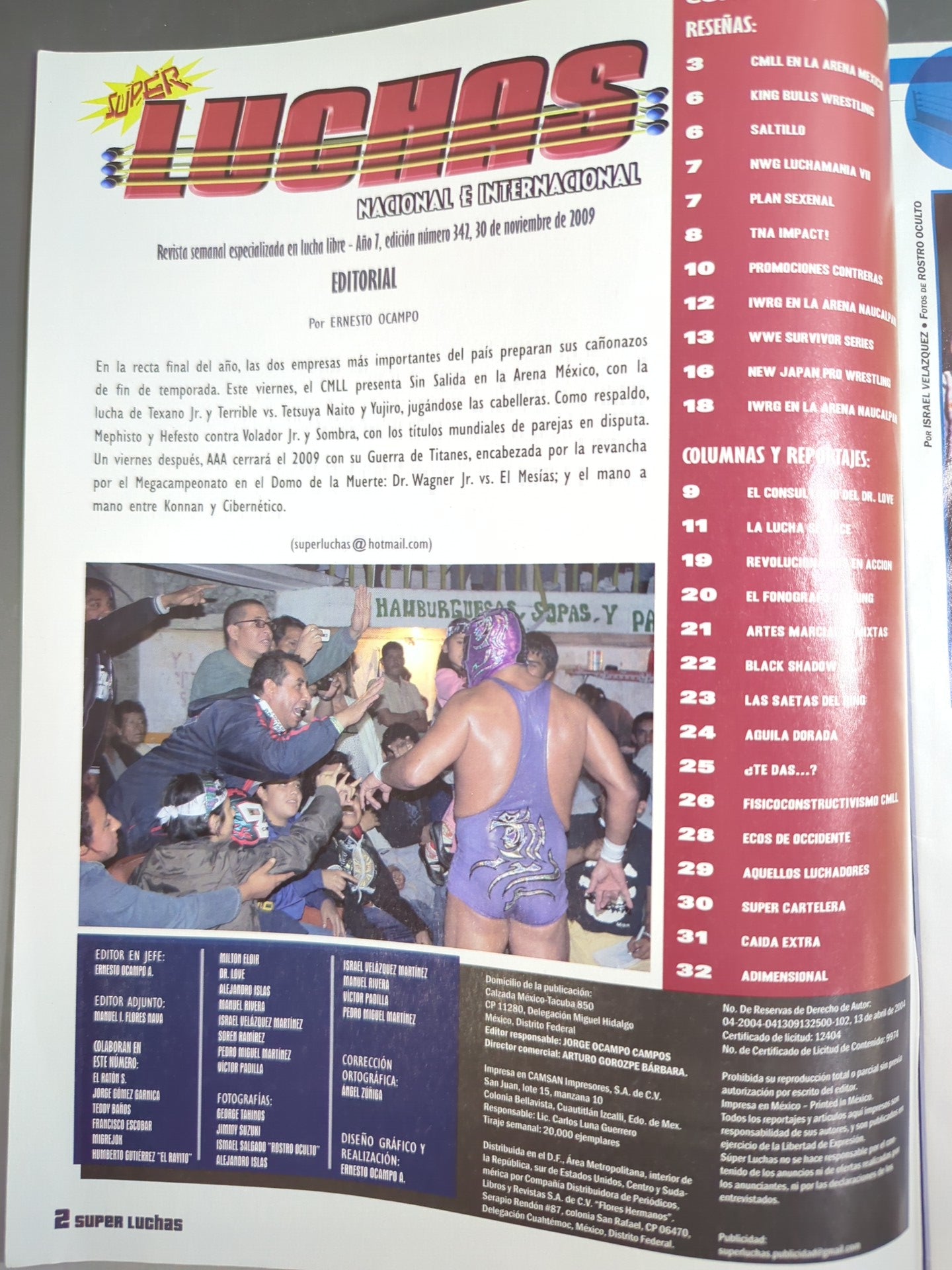 SUPER LUCHAS NACIONAL E INTERNACIONAL No.342