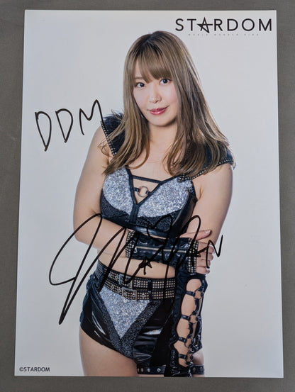 桜井まい 直筆サイン入り スターダムポートレート(C-9)