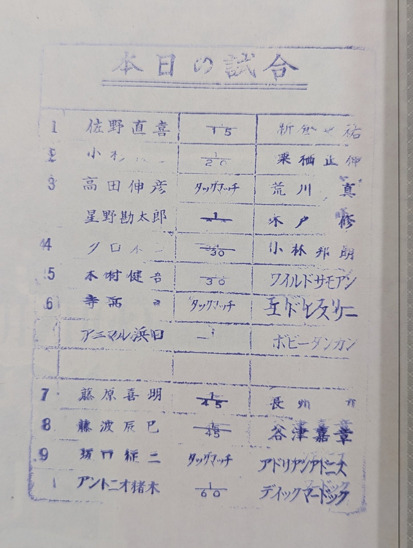 闘魂スペシャル7