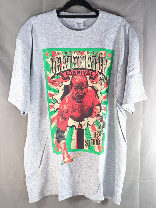 葛西純プロデュース「デスマッチカーニバル 2021」Tシャツ