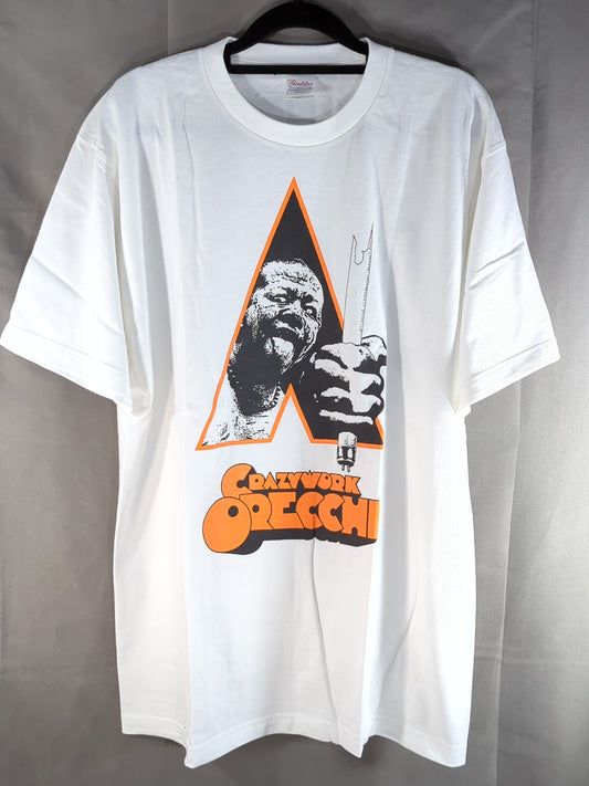 葛西純「CRAZYWORK ORECCHI」Tシャツ(ホワイト)