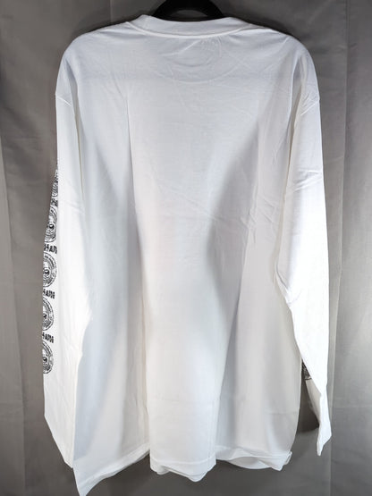 Jun Kasai  Unit "UNCHAIN" Long Sleeve T-Shirt (White)