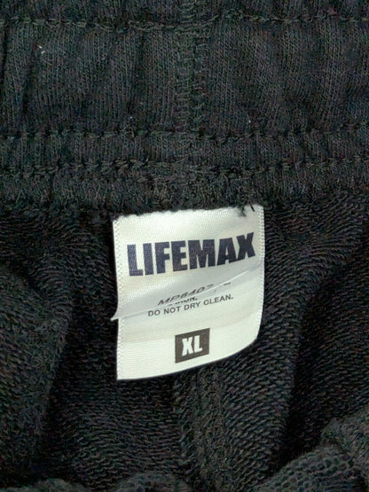 ★黄昏番長★ 葛西純「SHUT UP AND CRAZY」スウェットハーフパンツ(ブラック×イエロー)