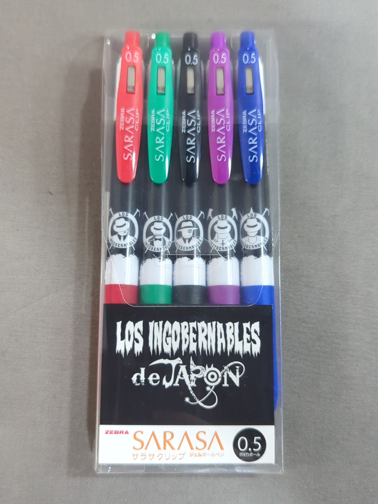 L.I.J. ZEBRA ballpoint pen set of 5