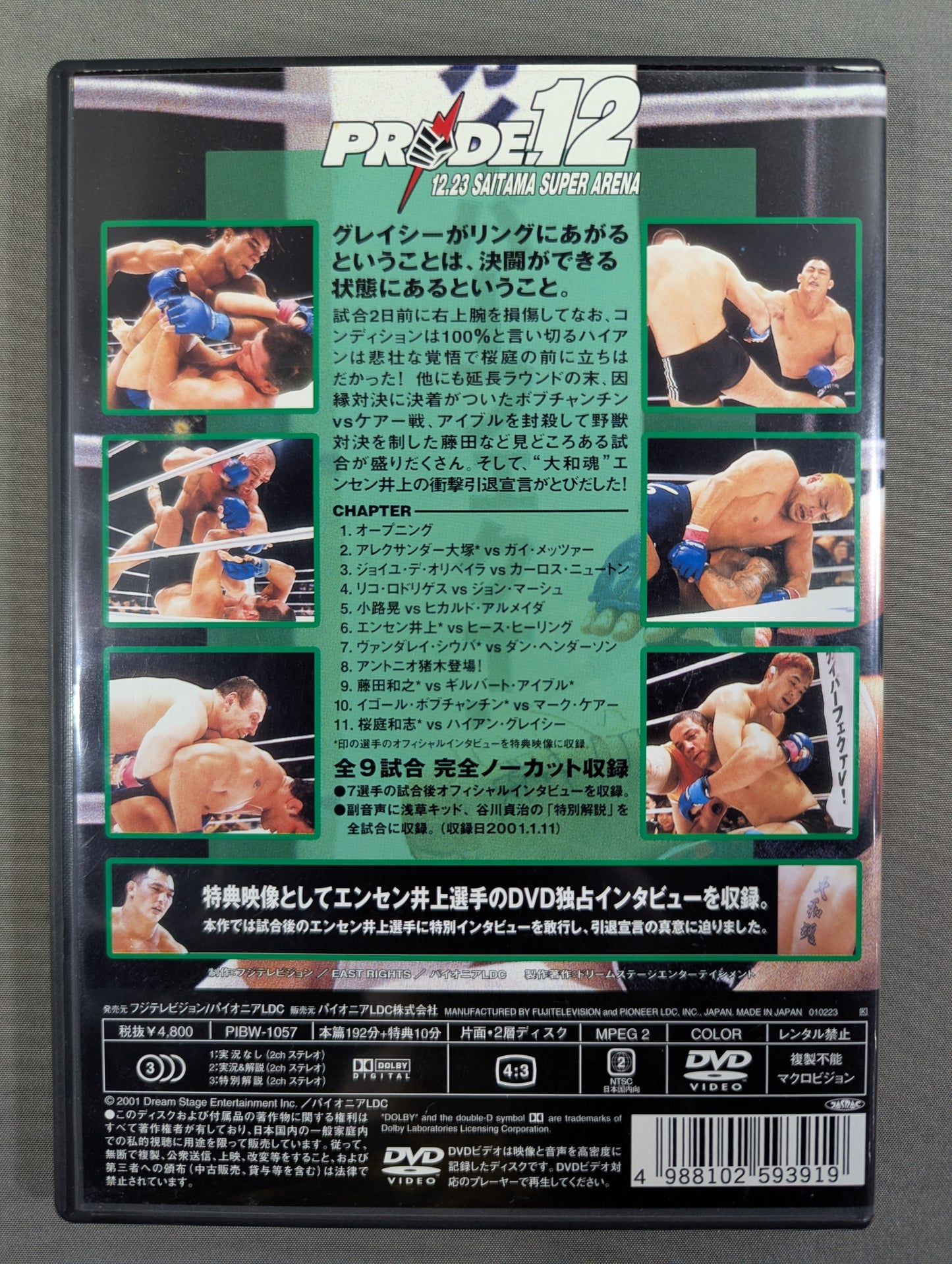 PRIDE.12 ★グレイシー四連破★