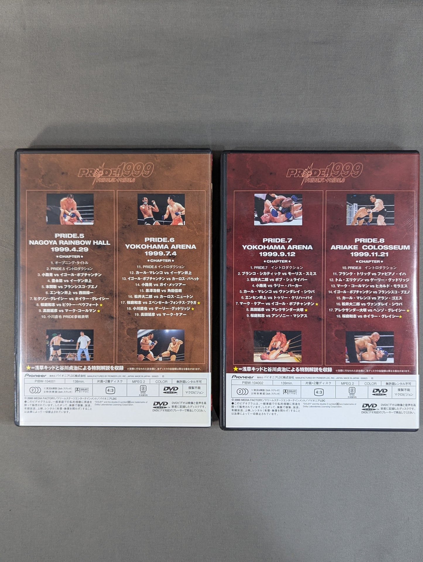 PRIDE.1999 ★PRIDE.5→PRIDE.8★