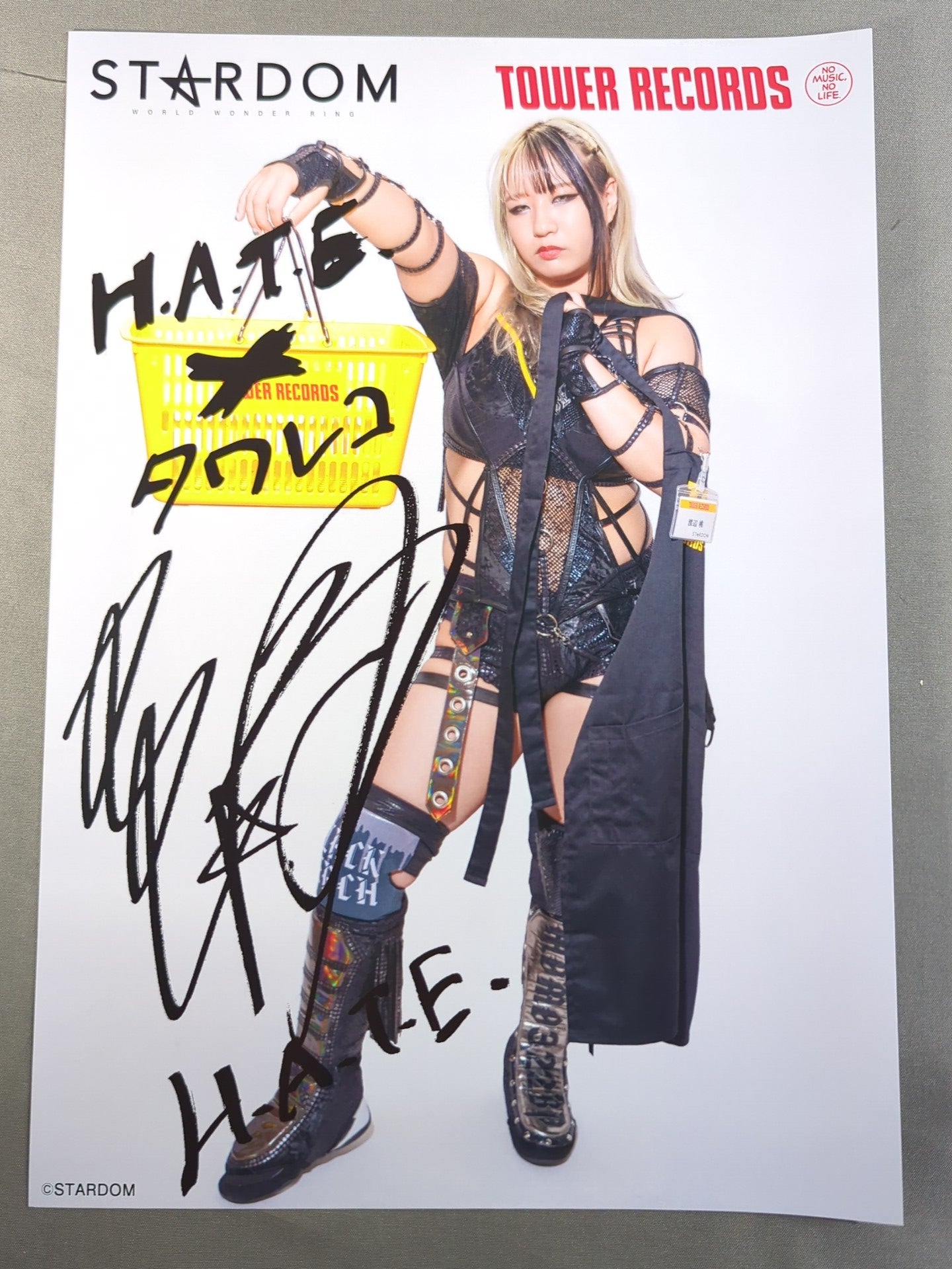 渡辺桃 スターダム×TOWER RECORDS 2024 Ver.2 ポートレート – 闘道館