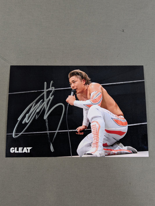 【hand signed autograph】  Takehiro Yamamura Postcard
