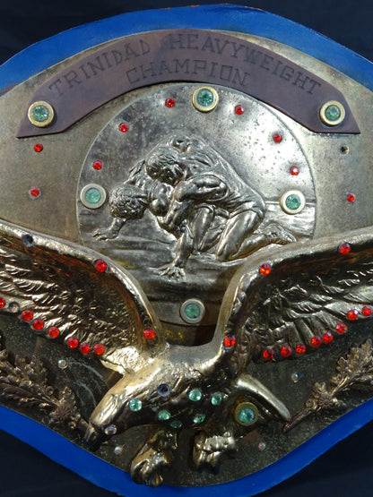 ★45年ぶりに出現!!アブドーラ・ザ・ブッチャー持参!!★ 実使用のトリニダードトバゴチャンピオンベルト