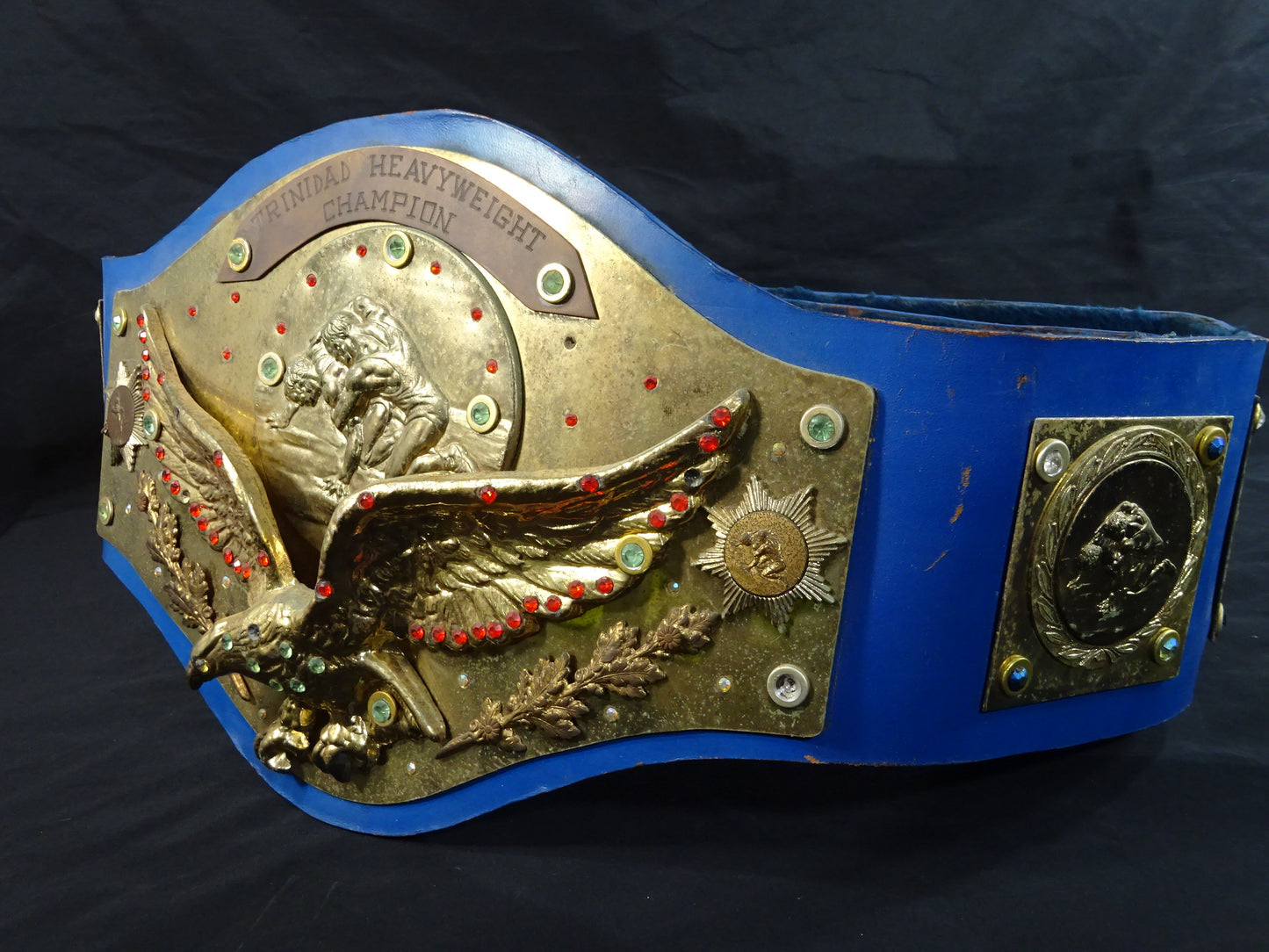 ★45年ぶりに出現!!アブドーラ・ザ・ブッチャー持参!!★ 実使用のトリニダードトバゴチャンピオンベルト