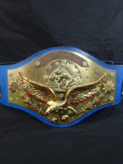 ★45年ぶりに出現!!アブドーラ・ザ・ブッチャー持参!!★ 実使用のトリニダードトバゴチャンピオンベルト