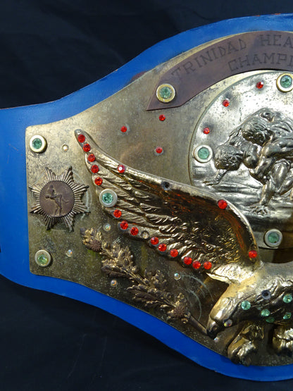 ★45年ぶりに出現!!アブドーラ・ザ・ブッチャー持参!!★ 実使用のトリニダードトバゴチャンピオンベルト