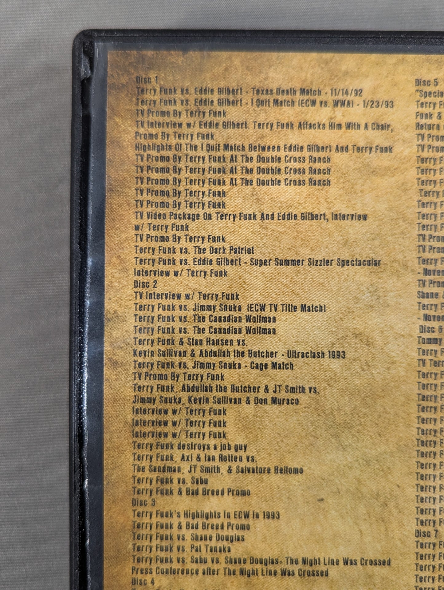 DESPERADO THE TERRY FUNK IN ECW COLLECTION