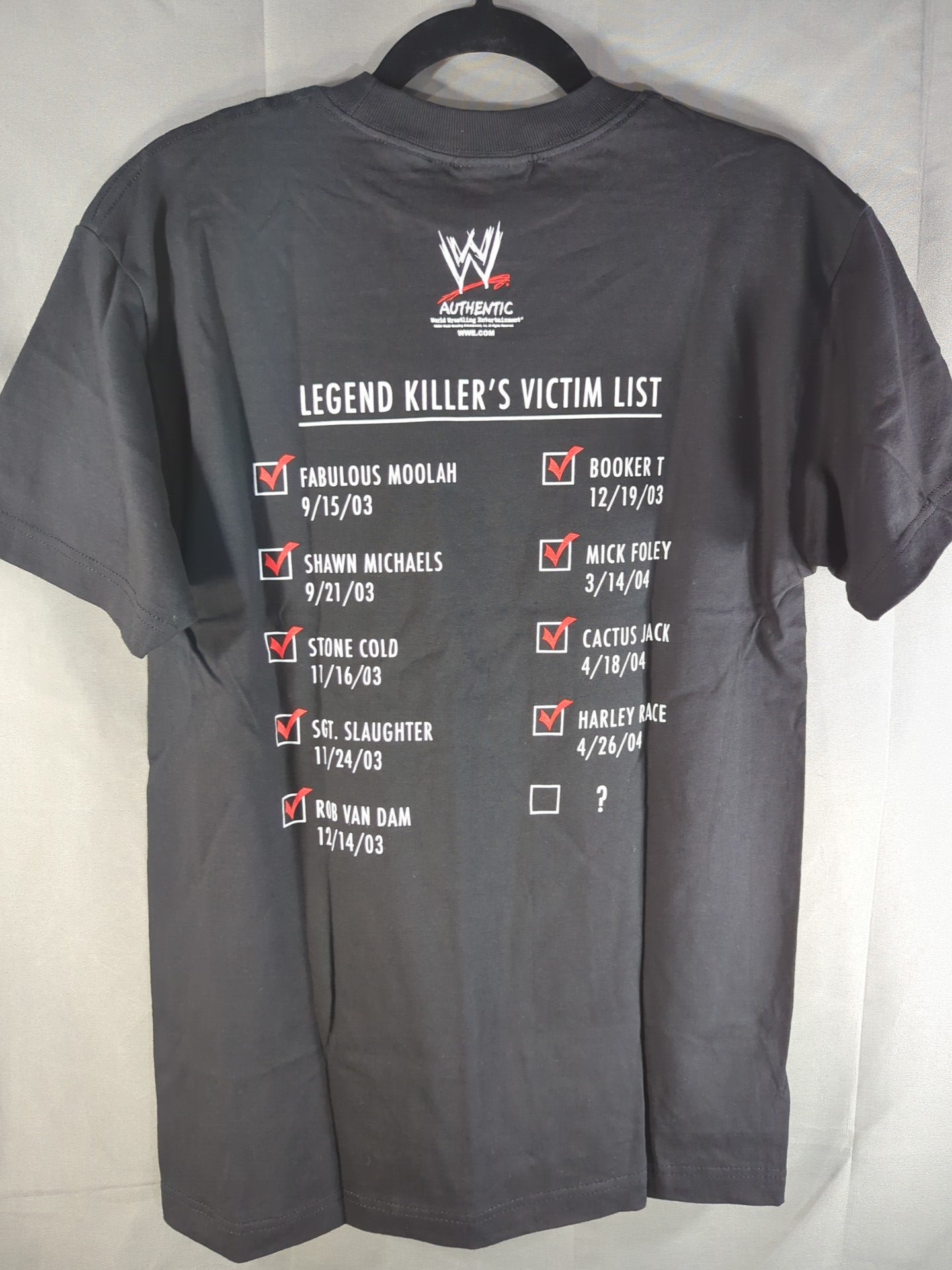 Randy Orton "LEGEND KILLER TOUR" T-shirt (WWE (2004) / Black)