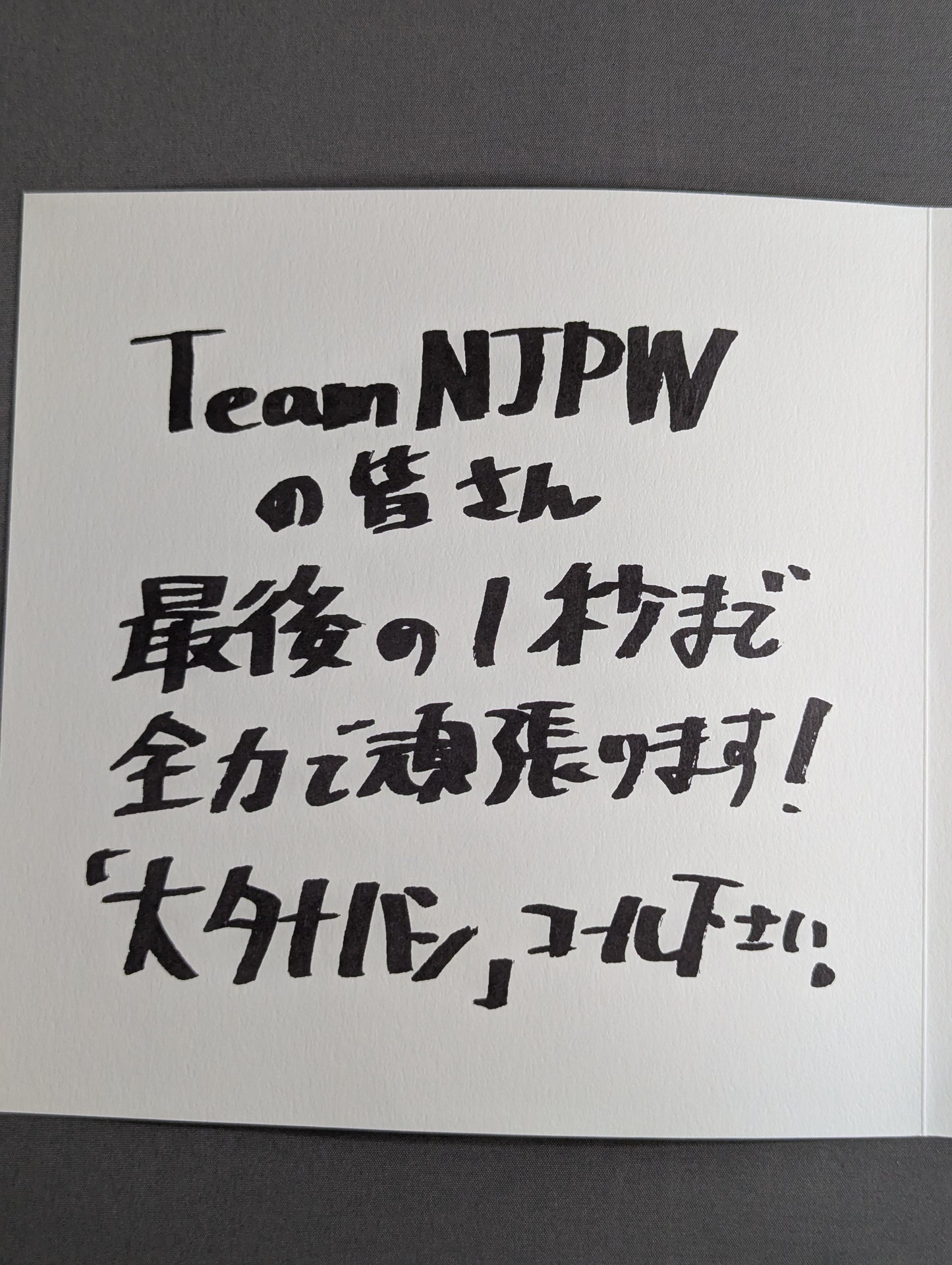 ★ ★ not sold in stores New Japan Pro Wrestling Wrestle Kingdom 20 Hiroshi Tanahashi  Retirement Commemorative Ticket