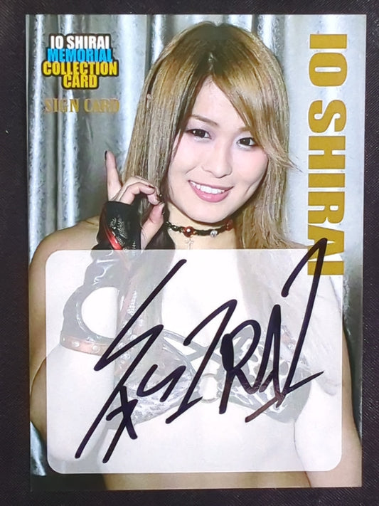 2018 IO SHIRAI MEMORIAL COLLECTION CARD 紫雷イオ 公式サインカード(5)