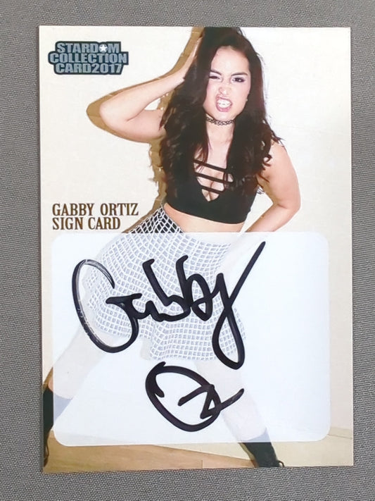2017 STARDOM COLLECTION CARD Gabby Otis Official Autographed Card
