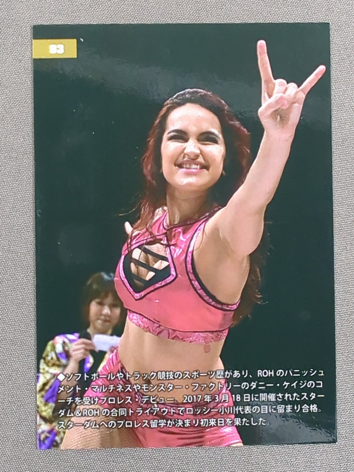 2017 STARDOM COLLECTION CARD ギャビー・オーティス 公式サインカード