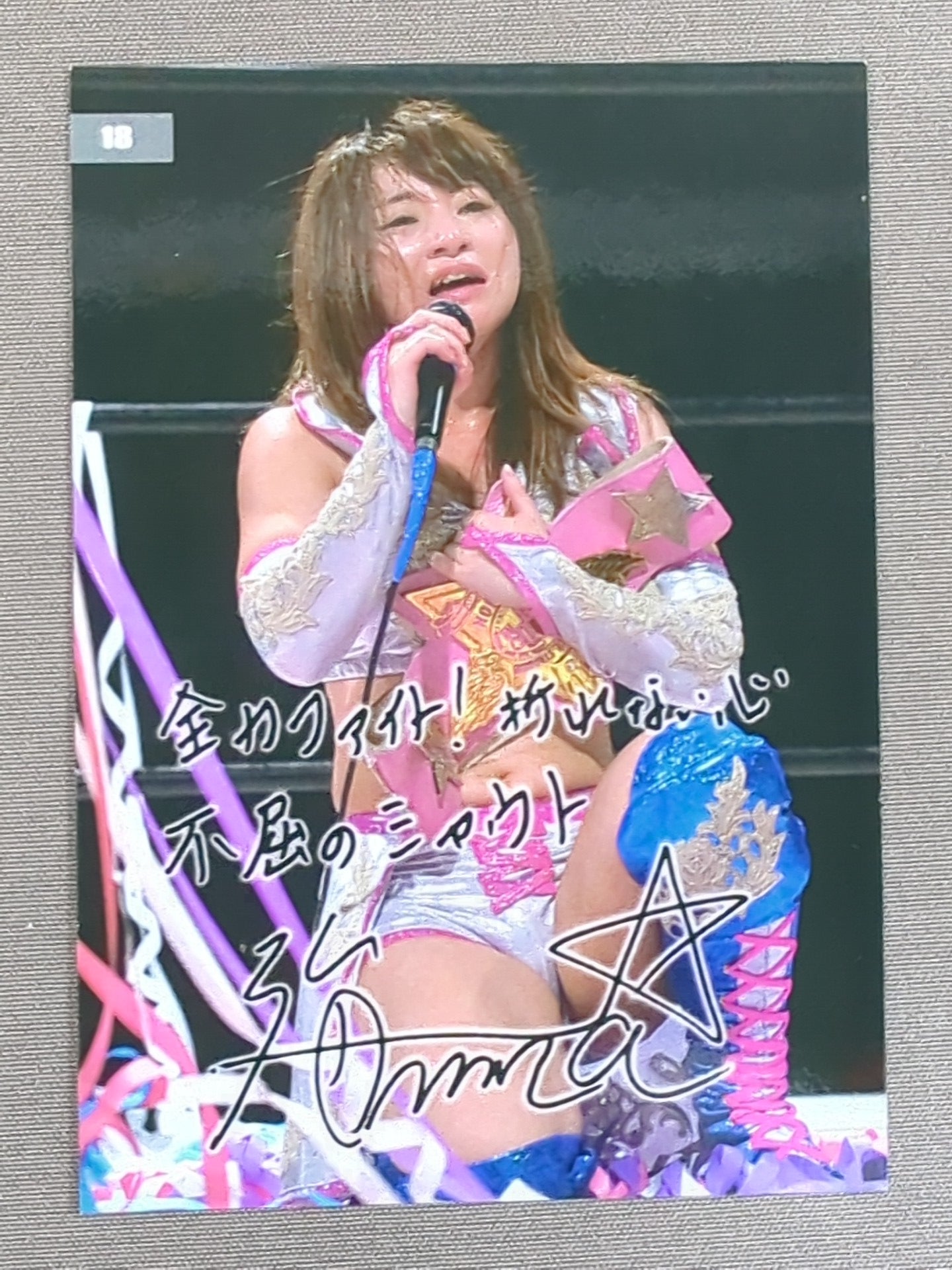 2017 STARDOM COLLECTION CARD 美邑弘海 公式サインカード(18)