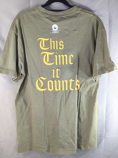 リタ「This Time It Count」Tシャツ(WWE(2004) / モスグリーン)