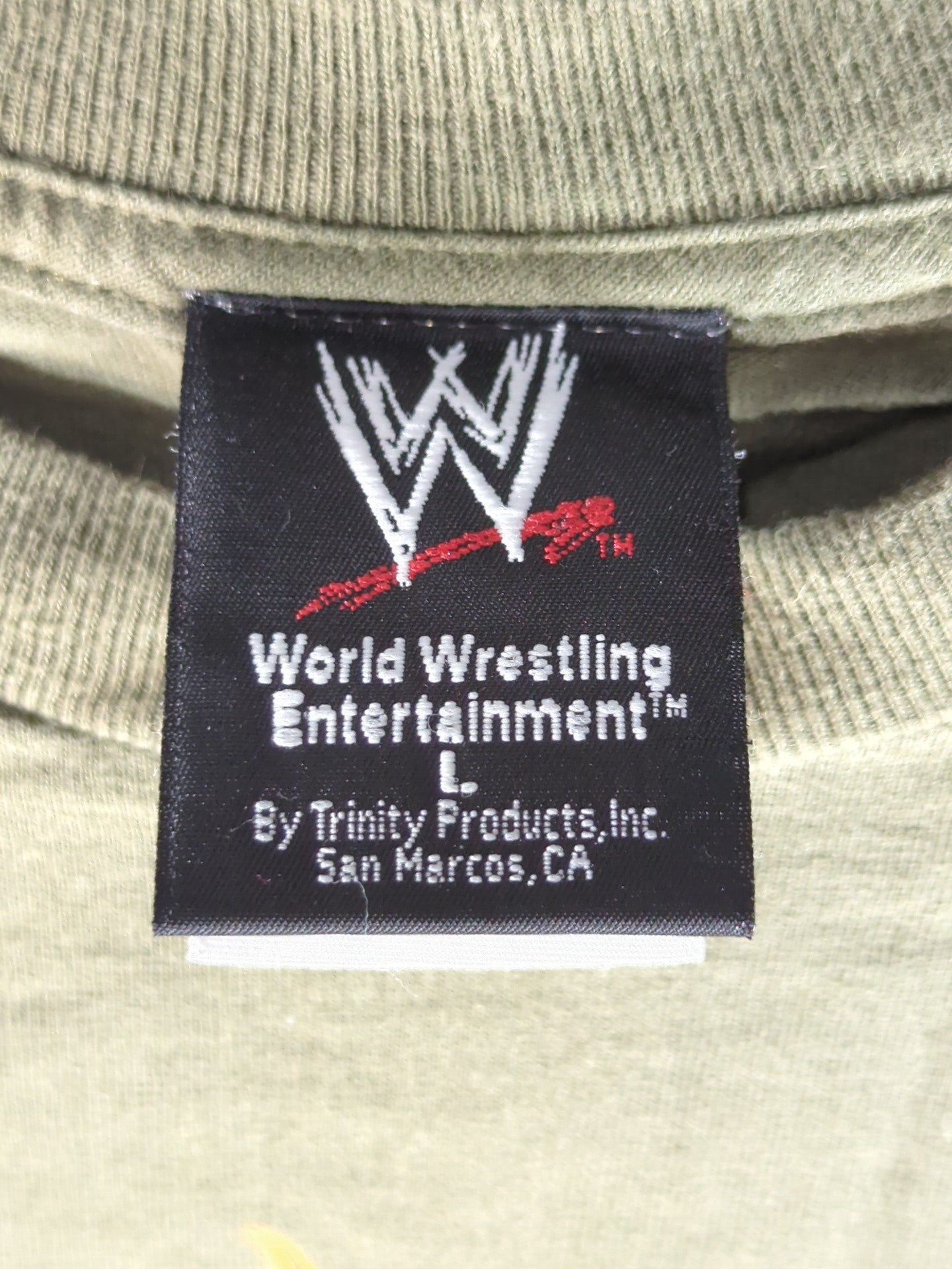 リタ「This Time It Count」Tシャツ(WWE(2004) / モスグリーン)