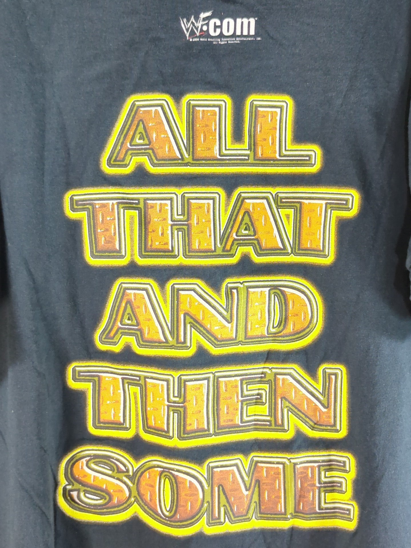 ビリー・ガン「ALL THAT AND THEN SOME」Tシャツ(WWF(2000) / ブラック)