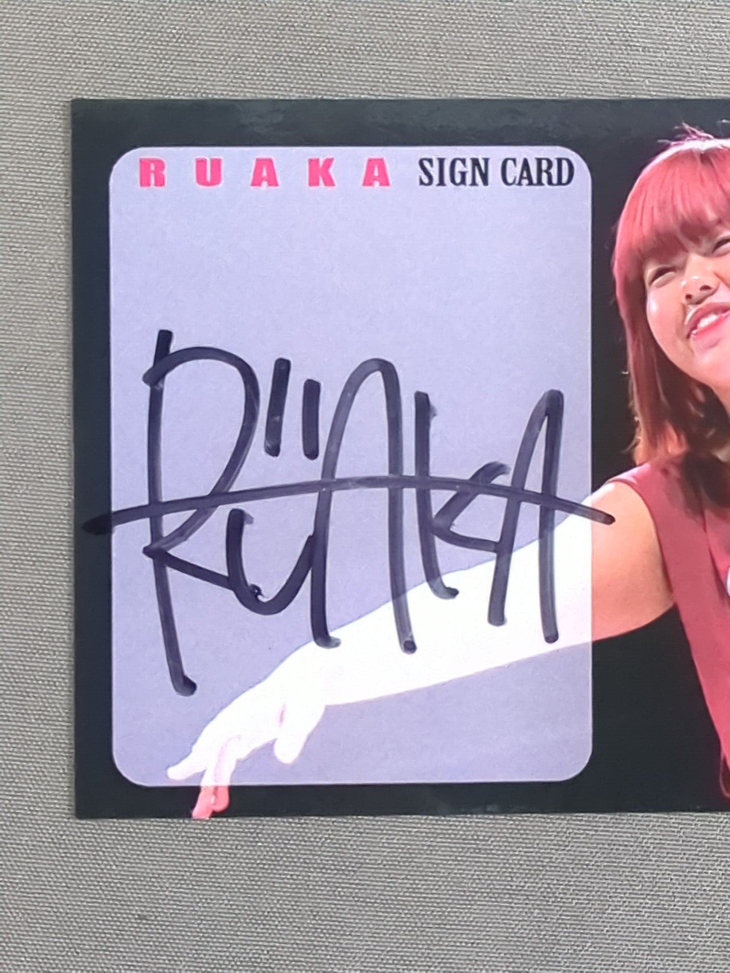 2018 STARDOM COLLECTION CARD ルアカ 公式サインカード(79)