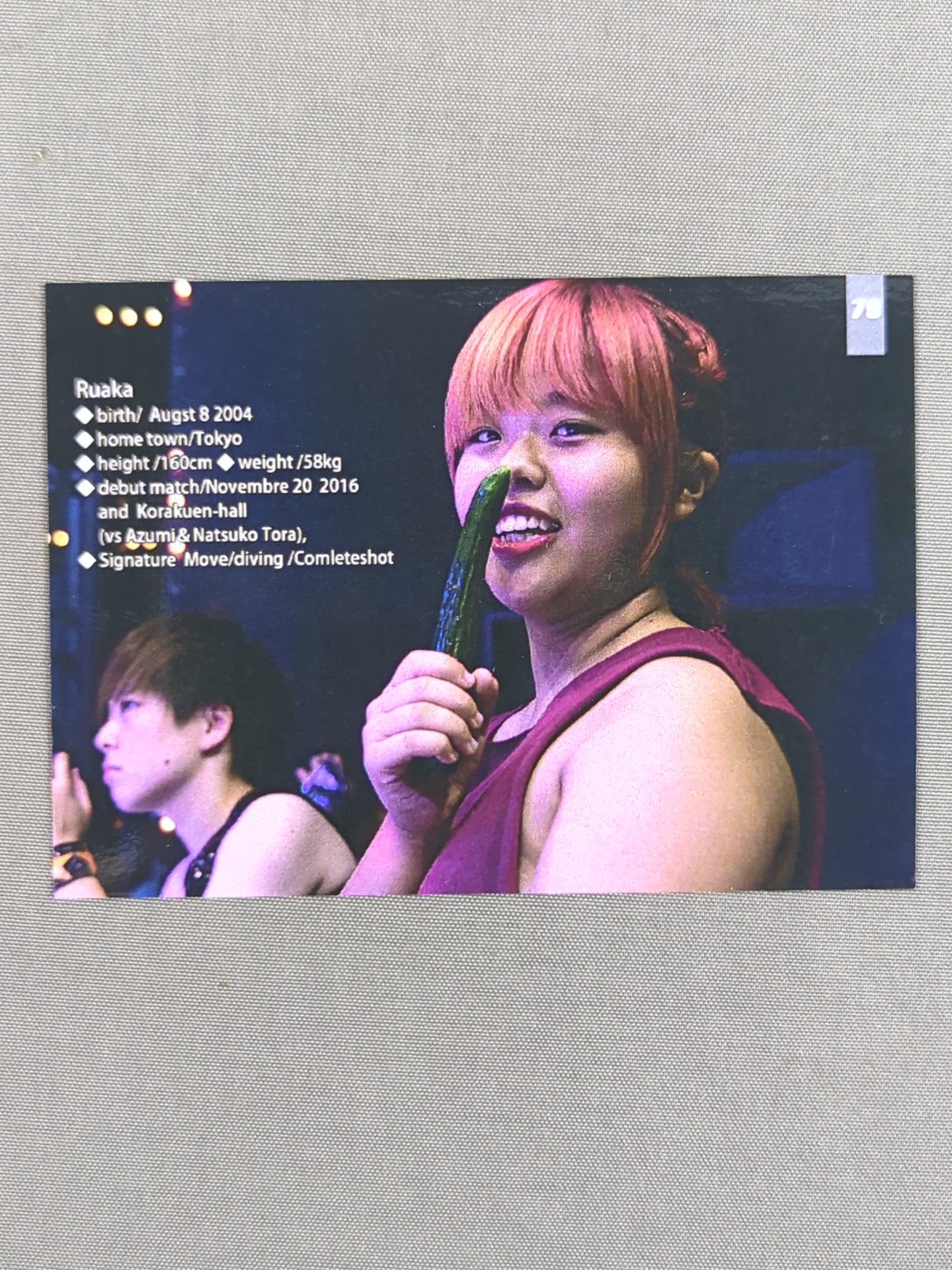2018 STARDOM COLLECTION CARD ルアカ 公式サインカード(79)