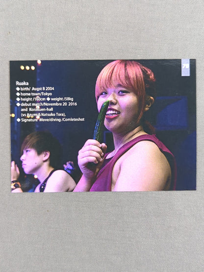 2018 STARDOM COLLECTION CARD ルアカ 公式サインカード(79)