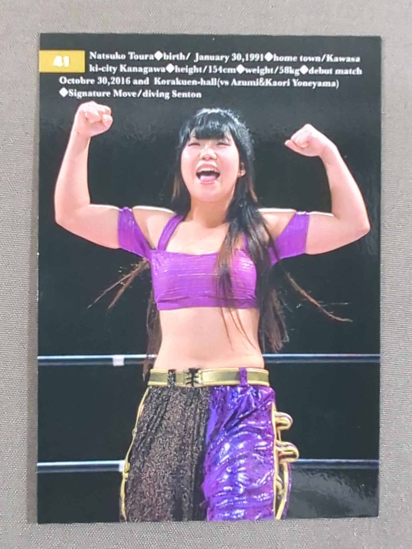 2017 STARDOM COLLECTION CARD 刀羅ナツコ 公式サインカード(41) – 闘道館