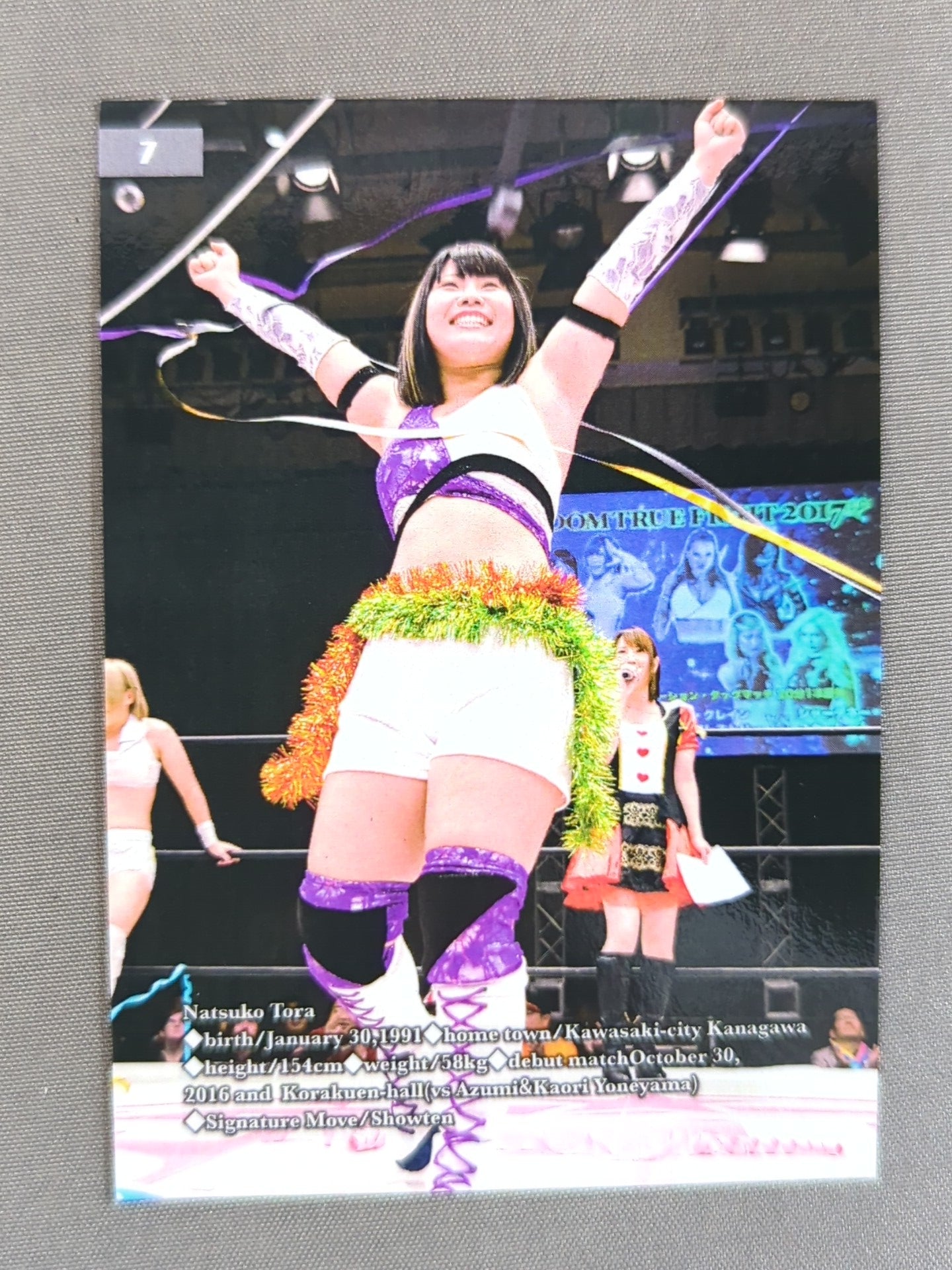 2018 STARDOM COLLECTION CARD 刀羅ナツコ 公式サインカード(7) – 闘道館